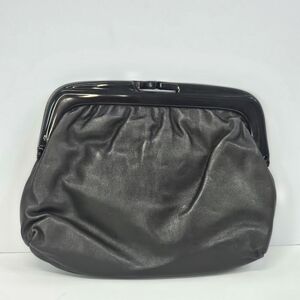 Italian Black Clutch